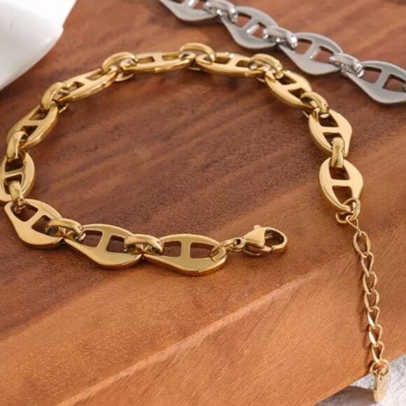 💛Gold plated chain bracelet - Picture 2 of 4